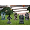 Halloween sírkő dekoráció szett, 5 db-os