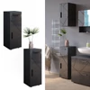 Vicco Irma midi szekrény, 81 cm, magasfényű antracit