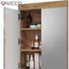 Vicco Luna tükrös szekrény 60x77 cm, tölgy