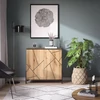 Vicco Hatto komód, 80 cm, tölgy
