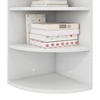 Vicco Fabienne sarokpolc, fehér, 60 cm