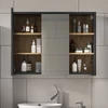 Vicco Viola tükrös szekrény 100x75 cm, antracit/tölgy