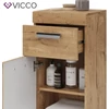 Vicco Luna midi szekrény, 79 cm, tölgy