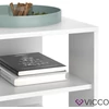 Vicco Eymi dohányzóasztal, 70 cm, fehér