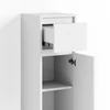 Vicco Emma midi szekrény, 95 cm, fehér