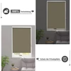 Woltu 70×160 cm hőszigetelő roló, fúrás nélkül, taupe