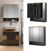 Vicco Eden tükrös szekrény 70x77 cm, antracit/tölgy