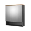 Vicco Eden tükrös szekrény 70x77 cm, antracit/tölgy
