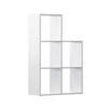 Vicco lépcsős polc 5 rekesszel, fehér, 73x108x29 cm