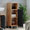 Vicco Fynn midi szekrény, tölgy-antracit, 95 cm