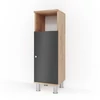 Vicco Fynn midi szekrény, tölgy-antracit, 95 cm