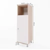 Vicco Fynn midi szekrény, tölgy-fehér, 95 cm