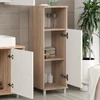 Vicco Fynn midi szekrény, tölgy-fehér, 95 cm