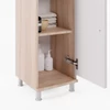 Vicco Fynn midi szekrény, tölgy-fehér, 95 cm