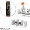 Vicco U alakú fali polc szett, 3 db-30,45,60 cm- fehér
