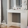 Vicco Julia fésülködőasztal, led tükörrel, fehér, 90 cm 