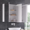 Vicco Sola fehér tükrös fürdőszobai szekrény – 100 × 79,8 × 16,9 cm