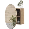 Vicco arany tölgy tükrös fürdőszobai szekrény – 50 × 50 × 17 cm