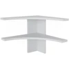 Vicco Roman fehér sarokpolc – 43,5 × 37 × 43,5 cm