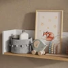 Vicco Viktor fehér falipolc arany tölgy betéttel – 60 × 20 × 20 cm