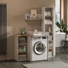 Vicco Viktor fehér falipolc arany tölgy betéttel – 60 × 20 × 20 cm