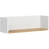 Vicco Viktor fehér falipolc arany tölgy betéttel – 60 × 20 × 20 cm