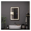 Vicco Miral LED-világításos fürdőszobai tükör – 60 × 40 × 2,8 cm