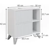 Vicco Leano fehér mosdó alatti szekrény – 60 × 62 × 30 cm