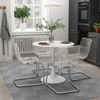 Vicco Carl fehér kerek étkezőasztal – 80 cm