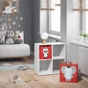 Vicco elefánt-panda összecsukható tárolódoboz – 30 × 30 × 30 cm