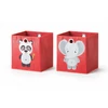 Vicco elefánt-panda összecsukható tárolódoboz – 30 × 30 × 30 cm