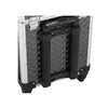 Yaheetech gurulós zárható kozmetikai bőrönd, fekete