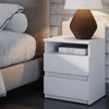 Vicco Monty 2 fiókos éjjeliszekrény szett, 2 db, fehér