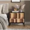 Vicco Eliza modern éjjeliszekrény szett – fekete-tölgy, 2 db, MDF