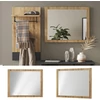 Vicco Selena – Tölgy dekor falitükör, 70 × 55 cm