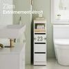 Sobuy fehér mobil tárolószekrény három fiókkal–65×23×82 cm