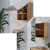 Vicco Zino arany tölgy fürdőszobai tükörszekrény–70×50×14 cm