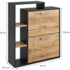 Vicco Orlando arany tölgy/antracit cipőszekrény – 80 × 90 × 24,2 cm