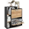 Vicco Orlando arany tölgy/antracit cipőszekrény – 80 × 90 × 24,2 cm