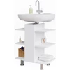 Vicco Fynn 60 cm mosdószekrény – fehér, nyitott polcokkal