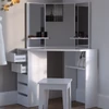 Vicco “Arielle” 3184 sarok fésülködőasztal, fehér