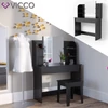 Vicco “Charlotte” 1471 fésülködőasztal, fekete