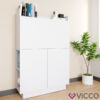 Vicco “Alena” 2705 asztallá alakítható szekrény, fehér
