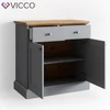 Vicco “Cambridge” 2137 komód, szürke-tölgy, 83×83,5×43,5 cm