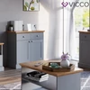 Vicco “Cambridge” 2137 komód, szürke-tölgy, 83×83,5×43,5 cm