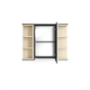 Vicco Aquis 1382 nyitott tükrös szekrény 80×64 cm, antracit-tölgy