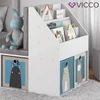 Vicco Onix 2719 gyerek könyvespolc ülőrésszel, fehér