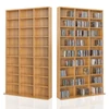  DVD , CD polc, bükk, 102x178x16 cm, Vicco Jukebox 1014 