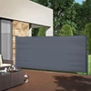 Kihúzható szélfogó, térelválasztó, oldalsó napellenző 100 x 300 cm, sötétszürke