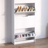 Vicco Luca 342, 5 ajtós cipősszekrény, fehér, 169 cm